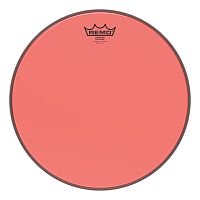 REMO BE-0314-CT-RD Emperor® Colortone™ Red Drumhead, 14' цветной двухслойный прозрачный пластик, красный